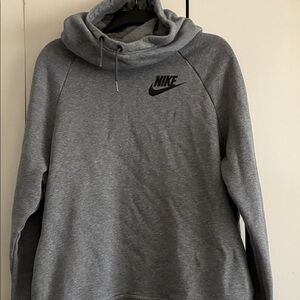 Nike Heather Gray Pullover Hoodie